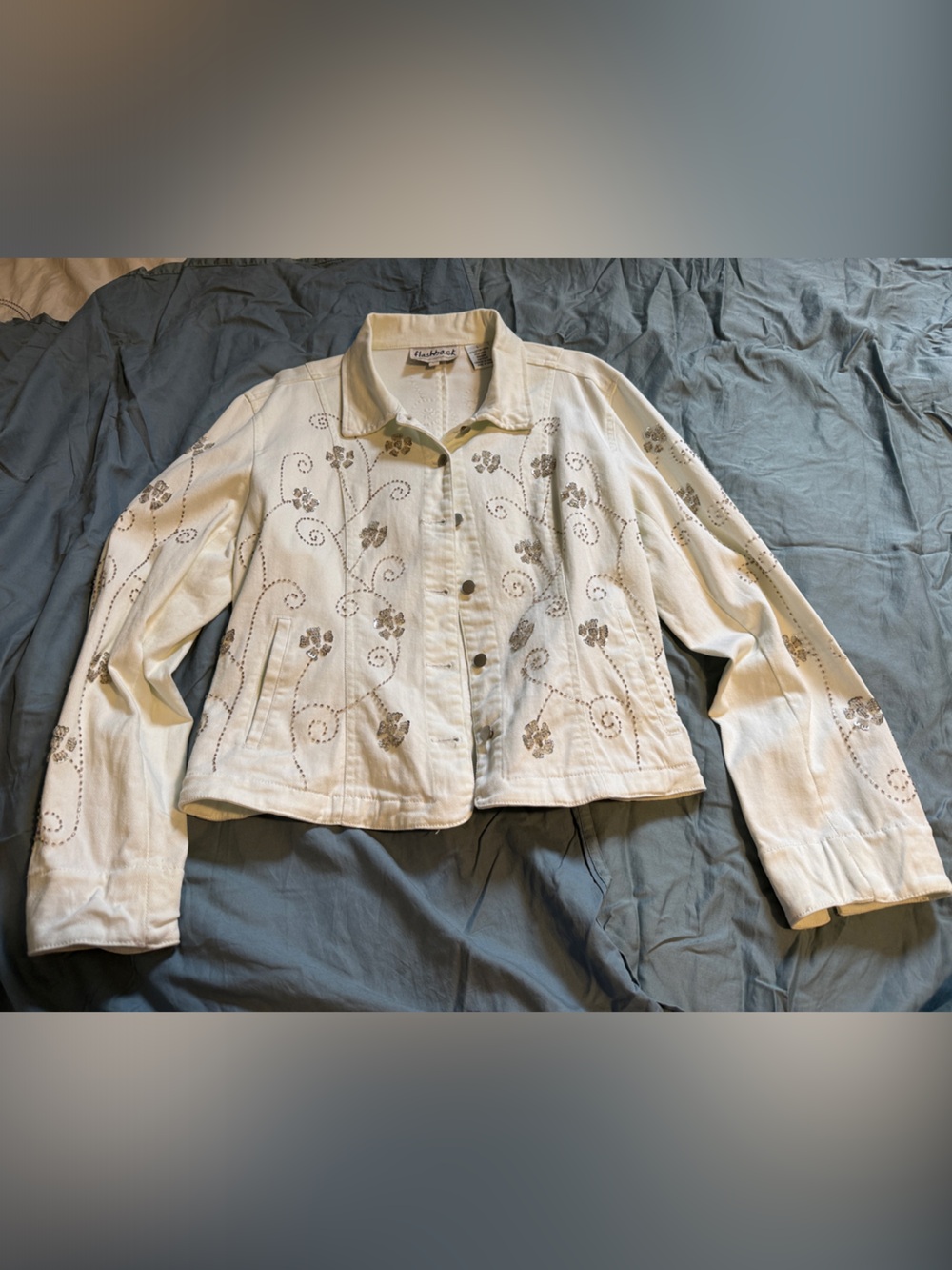 Flashback Y2K beaded jacket women’s L